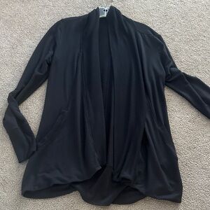 Athletha pranayama Everyday Black Open Front Cardigan